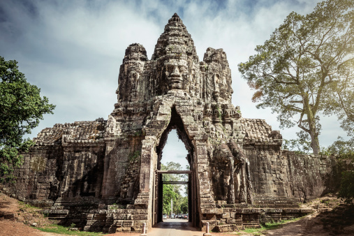 Angkor Thom Gate Camboya photo