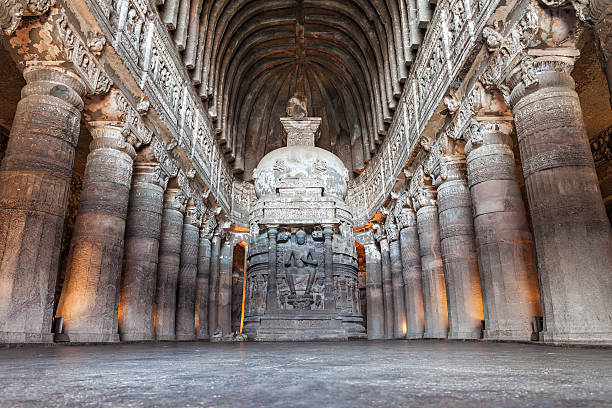 istock Ajanta caves, India 469869640
