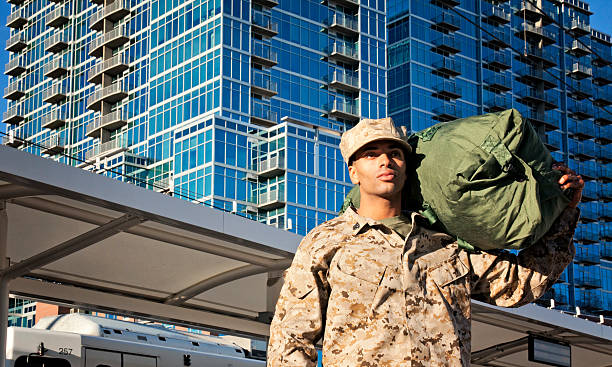 istock US Marine Soldier Coming Home 469872277
