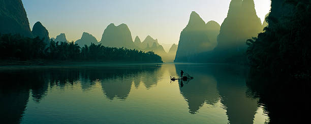 Lijiang morning Lijiang morning in Guilin China li river stock pictures, royalty-free photos & images