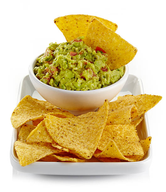 istock Guacamole dip and nachos 469873763