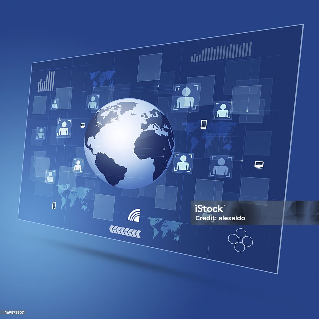 Global Tech Connection Concept Technology Global Connection Stock Illustration - Download Image Now - Abstract, Arts ...