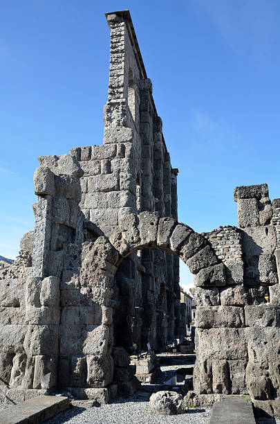 istock Ruins in Aosta, Italy 469874143