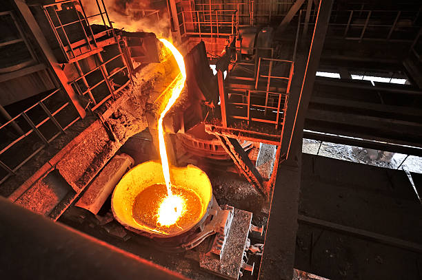 istock Liquid iron inside of plant 469874275