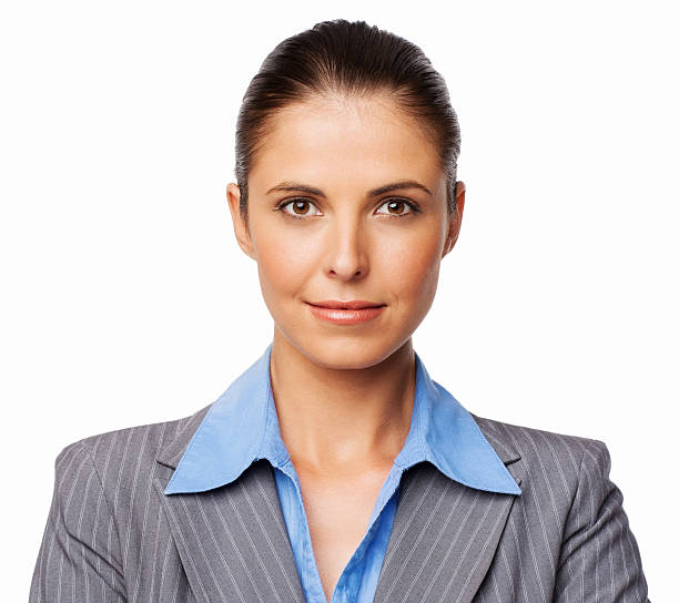 istock Attractive Businesswoman Smiling - Isolated 469876205