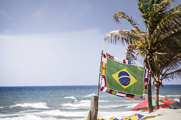 ブラジルのムード - stitchflag ストックフォトと画像
