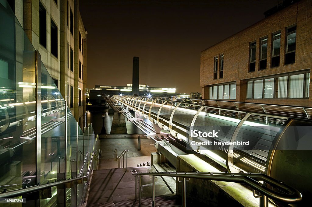 Millenium Bridge and Tate Gallery Other Shots of London... Architecture Stock Photo