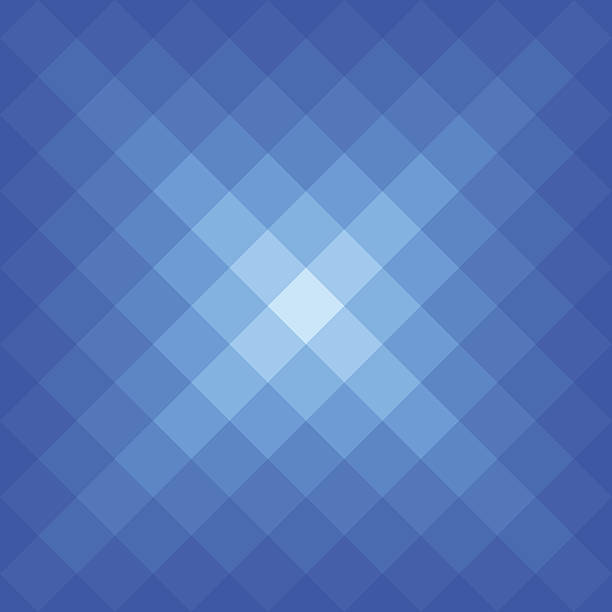 抽象的なブルーのピクセルフレア - tile background flash点のイラスト素材／クリップアート素材／マンガ素材／アイコン素材