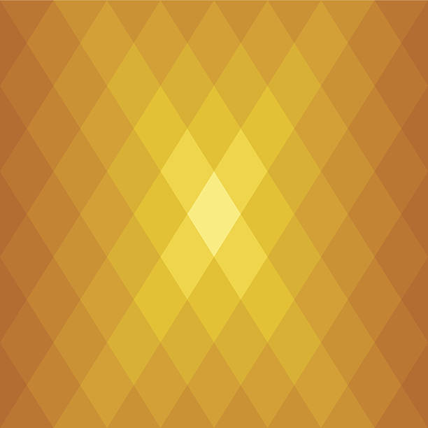 Abstract Golden Diamond Shaped Flare Files included:  background tile flash stock illustrations