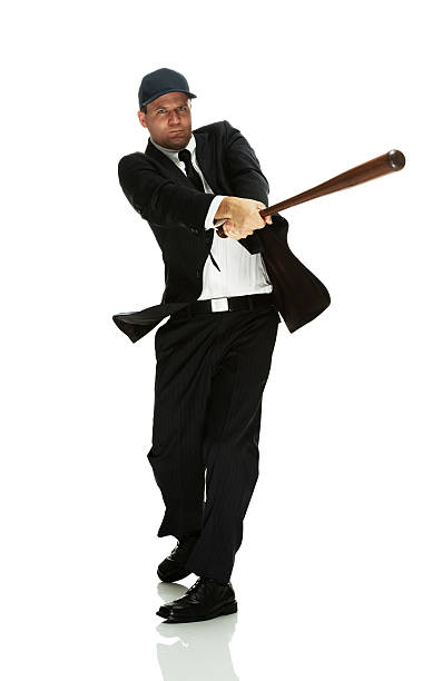 istock Businessman playing with baseball bat 469891807