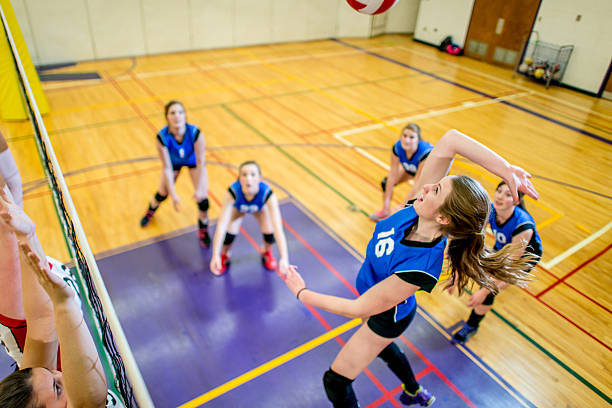 istock Girls Varsity Volleyball 469893661