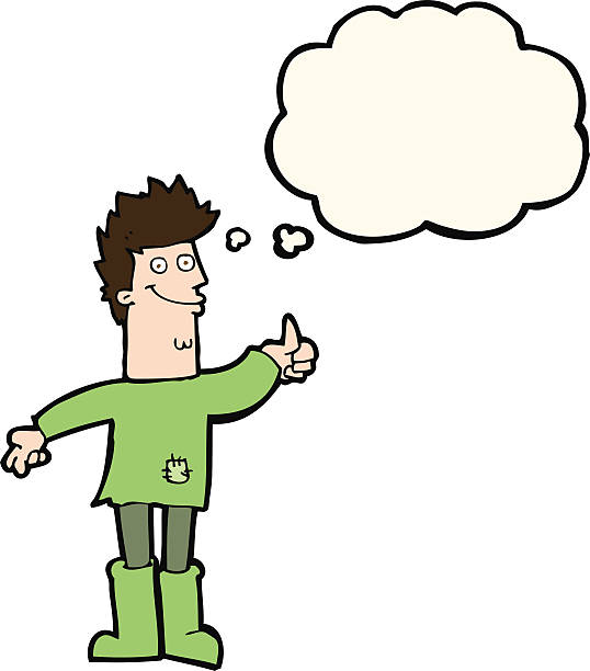 Hombre De Pensamiento Positivo De Dibujos Animados En Trapos Con Globo Clipart De Stock | Royalty-Free | FreeImages Hombre De Pensamiento Positivo De Dibujos Animados En Trapos Con Globo Clipart De Stock | Royalty-Free | FreeImages