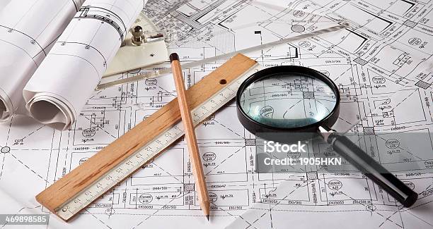 Mechanical Engineering Stock Photo - Download Image Now - Architect, Architecture, Backgrounds