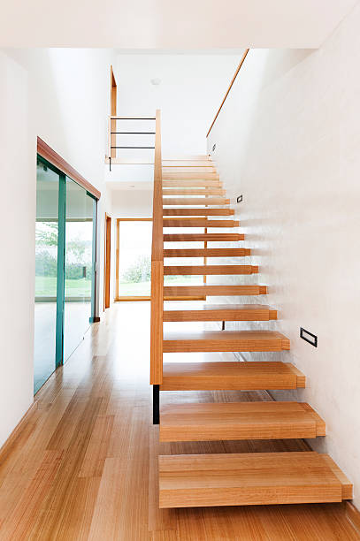istock Wooden Stairs. Staircase. Architecture Interior. Detail. 469899861