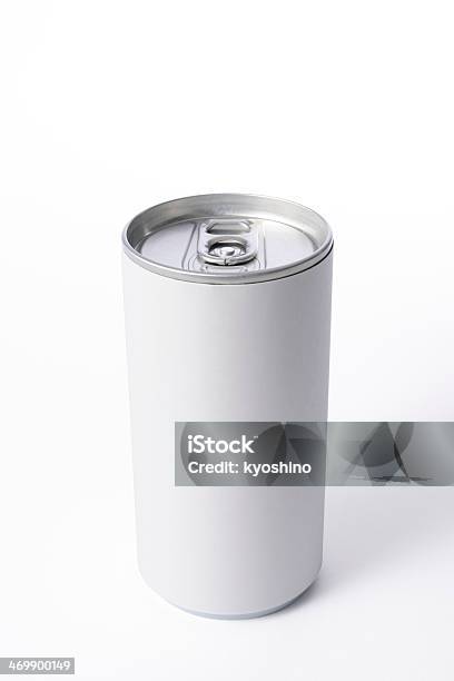 Isolated Shot Of Closed Drink Can On White Background Stock Photo - Download Image Now