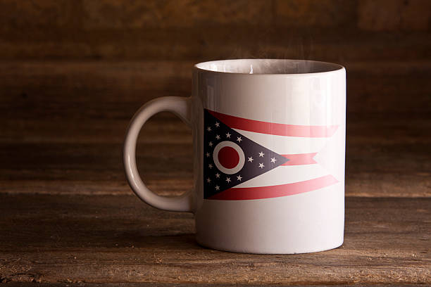 istock Ohio Mug on Wooden Bckground 469900402