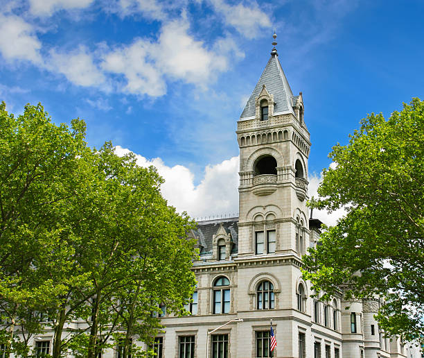 istock Federal Building and Post Office in Brooklyn, New York City. 469900907