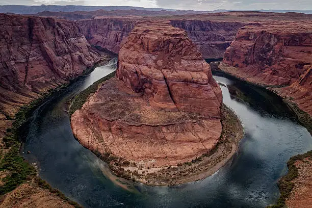 Amazing canyon sculpted by the Colorado river during thousands of years
