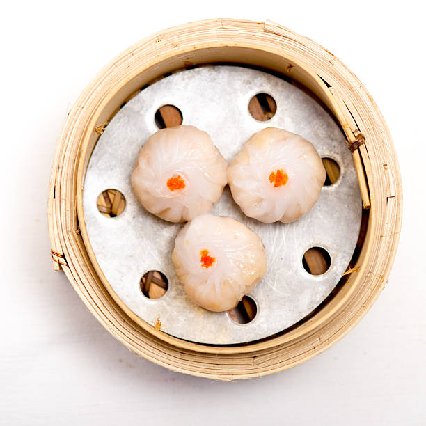 istock yumcha, dim sum in bamboo steamer, chinese cuisine 469903830