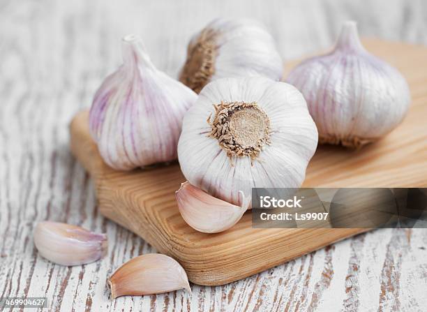 Garlic Stock Photo - Download Image Now - Garlic, Backgrounds, Clean