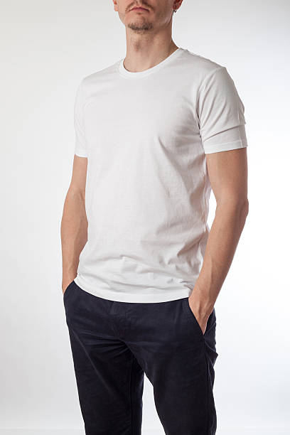 istock White t-shirt template ready for your graphic design. 469905034