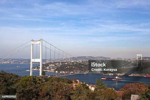 Fatih Sultan Mehmet Bridge Istanbul Stock Photo - Download Image Now - 2015, Architecture, Arranging