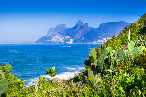 Photo of Ipanema Beach at Rio de Janeiro, Brazil. 