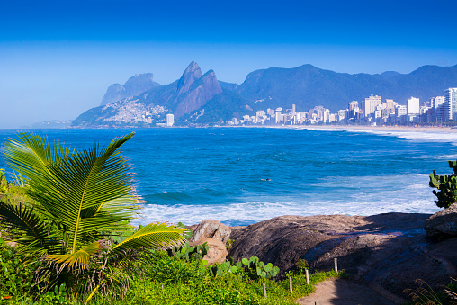 Photo of Ipanema Beach at Rio de Janeiro, Brazil. 