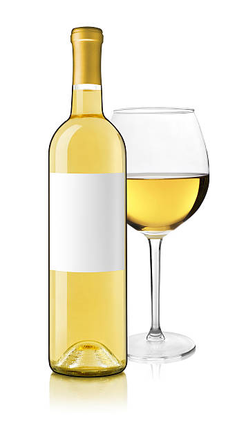 istock White wine bottle and glass 469906712