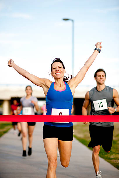 istock Woman at Finish Line 469907096