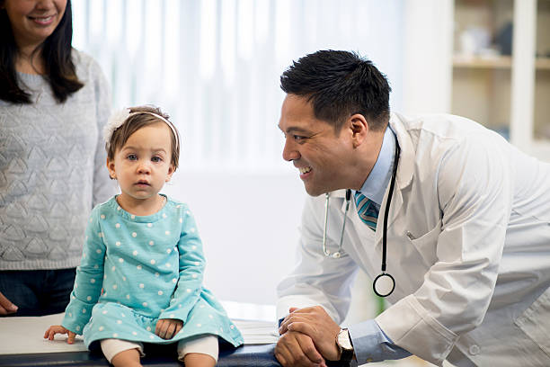 istock Little Girl Getting a Check Up 469907118