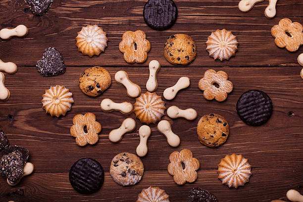 istock Various cookies on the wooden table 469907776