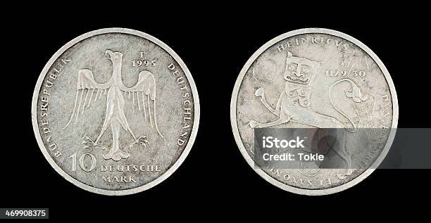 10 Markmünze Deutschland 1995 Stockfoto und mehr Bilder von Deutsche Mark-Symbol - Deutsche Mark-Symbol, Deutschland, Geldmünze