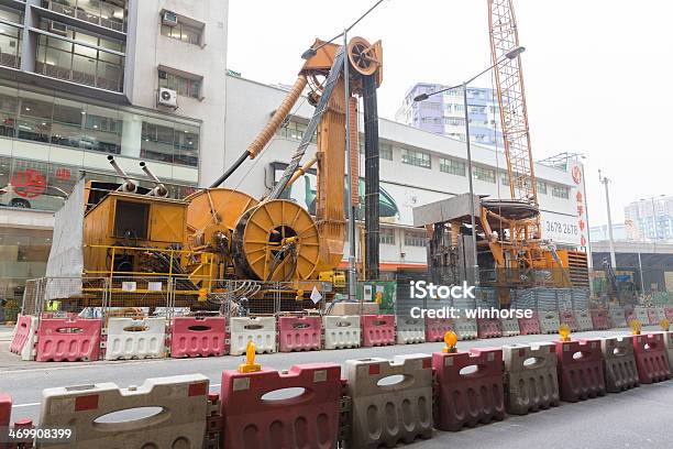 Mtr Tuen Ma Line To Kwa Wan Station Construction Site In Hong Kong Stock Photo - Download Image Now