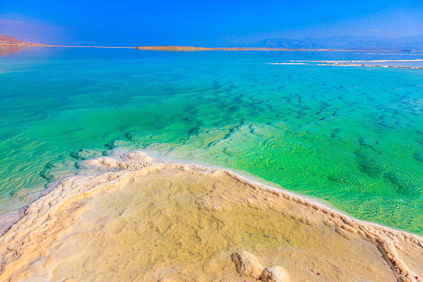 istock Fused salt on the water 469908702