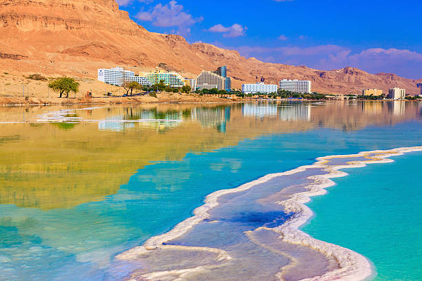 istock Fused salt on the water 469908716