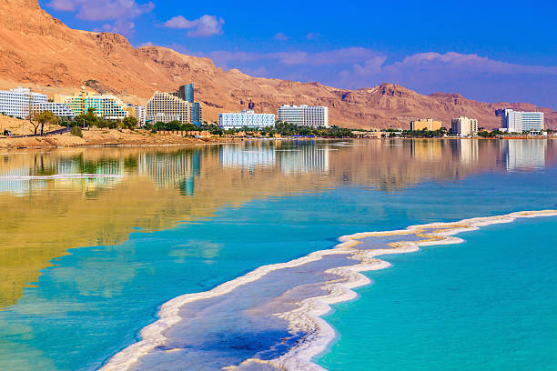 istock Fused salt on the water 469908718