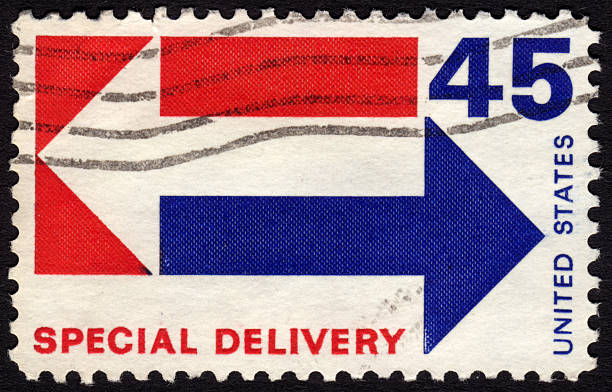 istock United States postage stamp used for speical deliveries 469908747