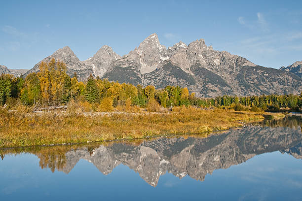 istock Morning Reflection of the Teton Range 469909557
