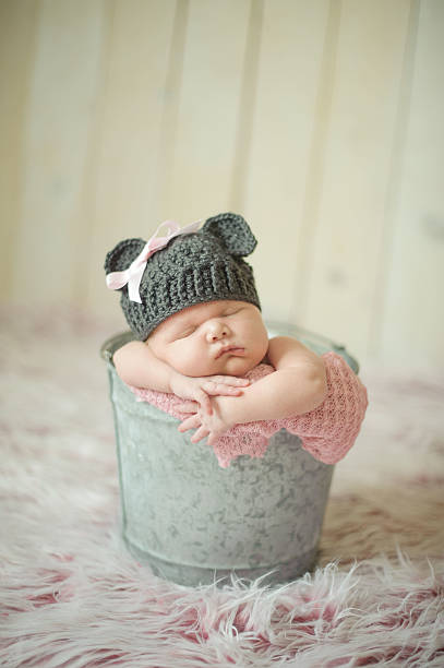 istock Sleeping Newborn Girl 469909619