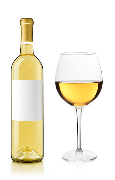 istock White wine bottle and glass 469909924