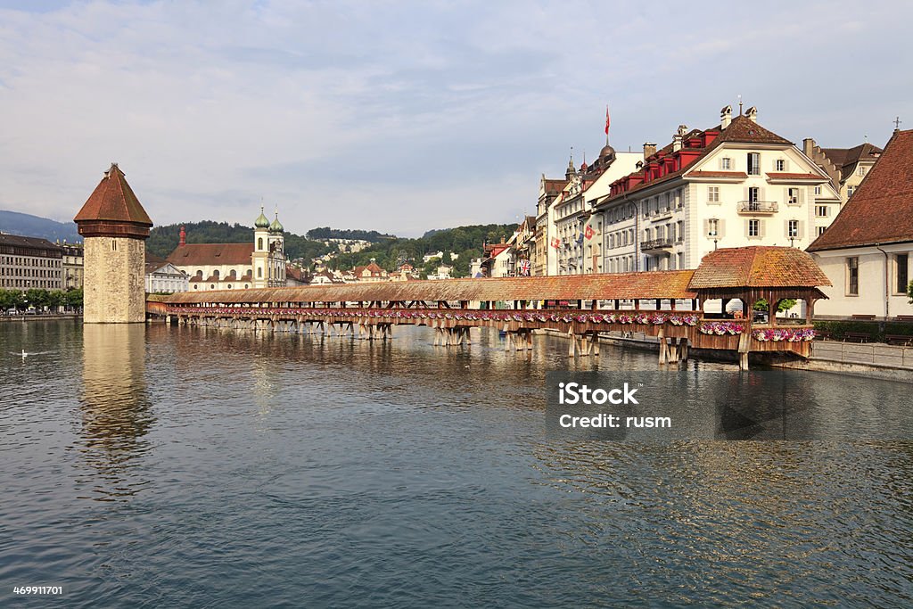 Lucerna, Suíça - Royalty-free Antigo Foto de stock