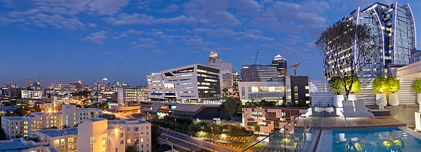 Sandton Cityscape in the evening