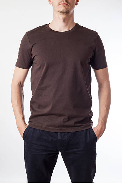 istock Brown t-shirt template ready for your graphic design. 469912230