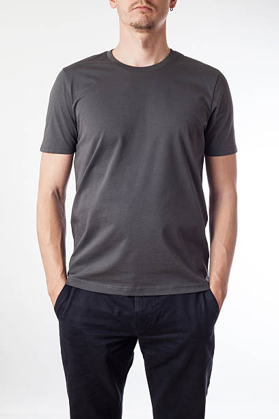 istock Gray t-shirt template ready for your graphic design. 469912348