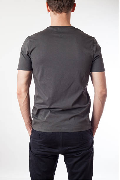 istock Plain gray t-shirt template ready for graphic design 469912438