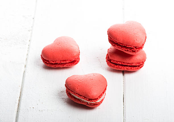 istock Delicious heart shaped cookies handmade 469912640