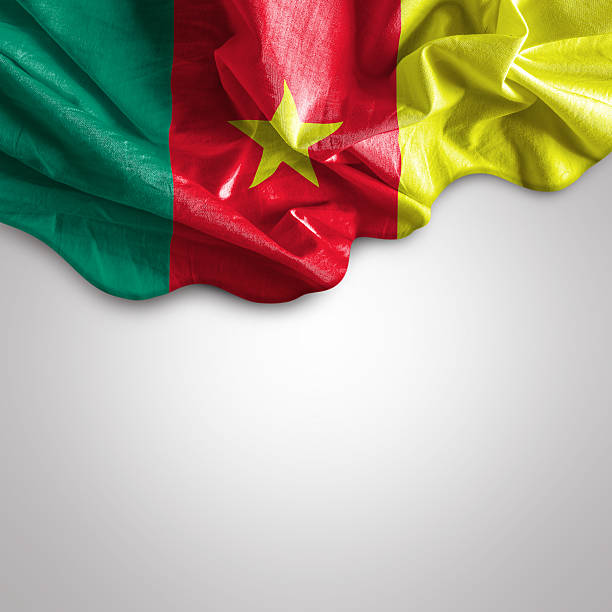 Waving flag of Cameroon Waving flag of Cameroon yaounde photos stock pictures, royalty-free photos & images