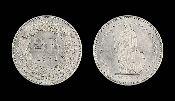 istock 2-Franc-Coin, Switzerland, 1991 469914591