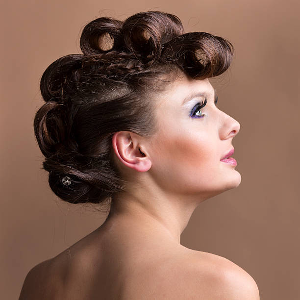 istock Woman portrait with Hairstyle 469915331